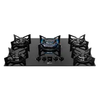 Fogão Cooktop a Gás Fischer 36340-102674 5 Bocas TC Fit Line Mesa de Vidro Superautomático Bivolt