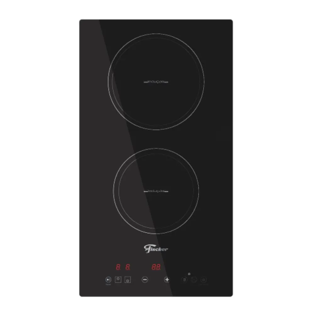 Fogão Cooktop Elétrico por Indução Fischer 2 Bocas Mesa Vitrocerâmica 220v