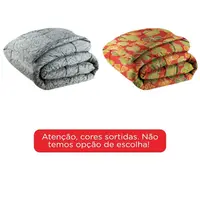 Edredom Casal Marcelino Têxtil Poliéster 190x210cm - Cores Sortidas